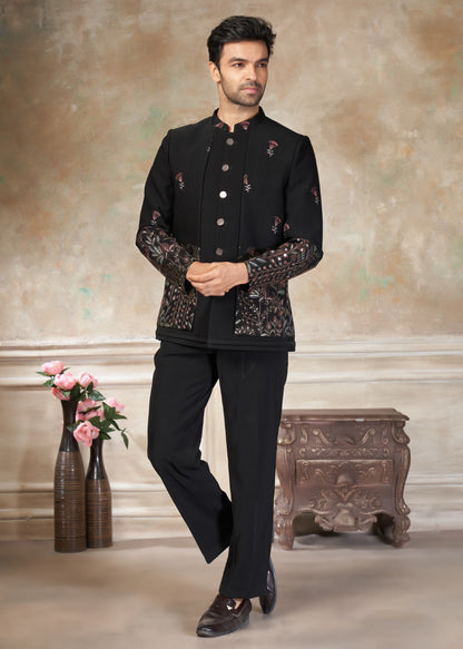 Matrut | Aisle Ready Black 3-piece Suit