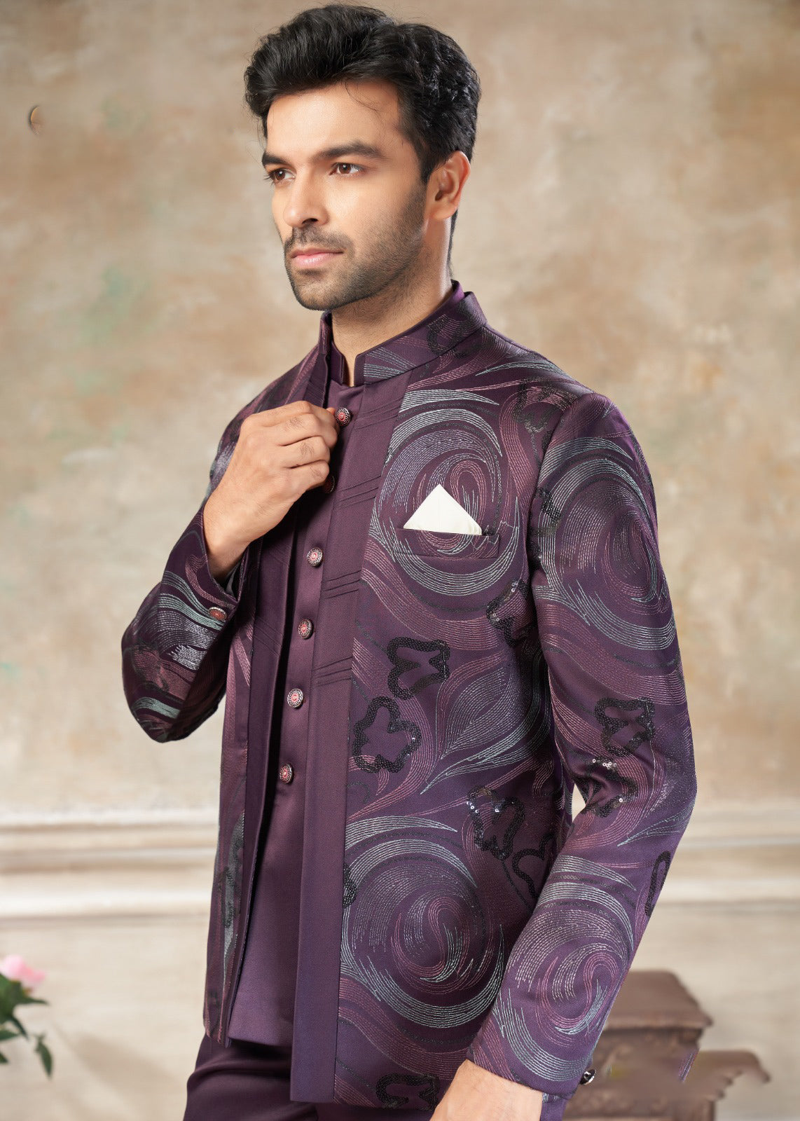 Matrut | Aisle Ready Purple 3-piece Suit