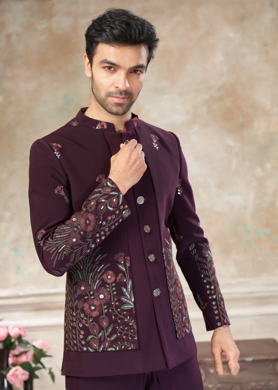 Matrut | Aisle Ready Wine 3-piece Suit
