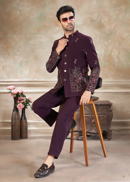 Matrut | Aisle Ready Wine 3-piece Suit
