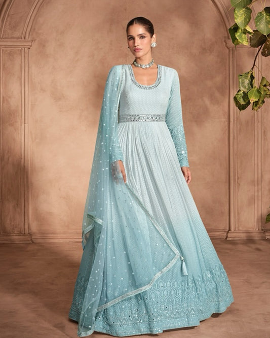 Matrut  | Gleam & Glam Sky Blue Gown