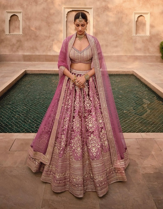 Matrut Saanvi Spark Pink Lehenga Set