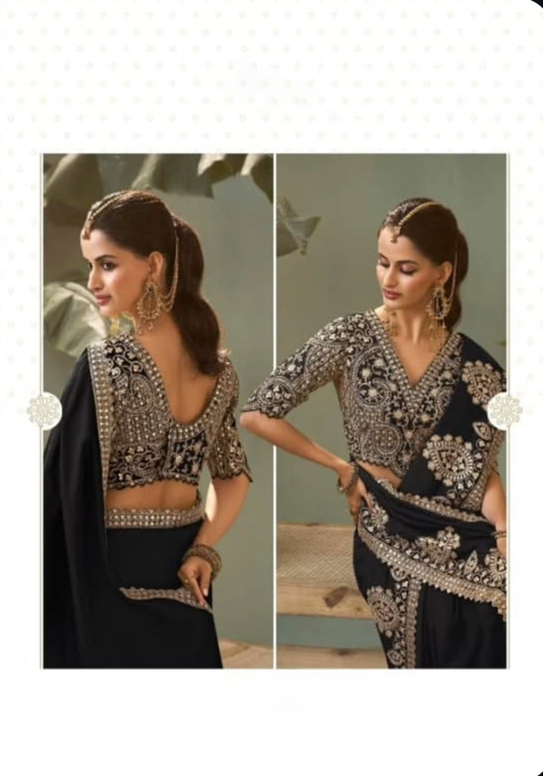 Matrut | Kasva Black Silk Saree