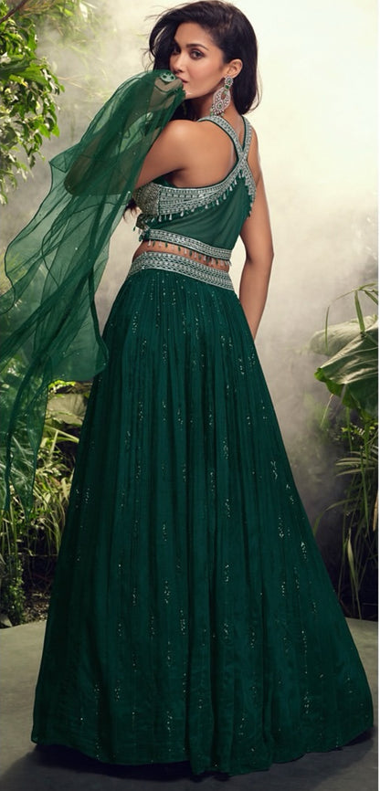 Matrut  | Tara Noor Green Lehenga Set