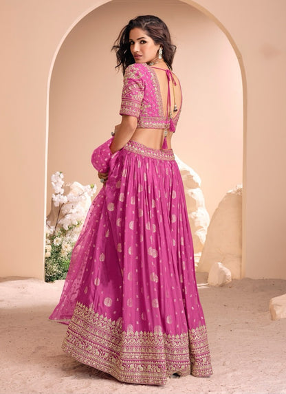 Matrut  | Spring Serenade Pink Lehenga Set