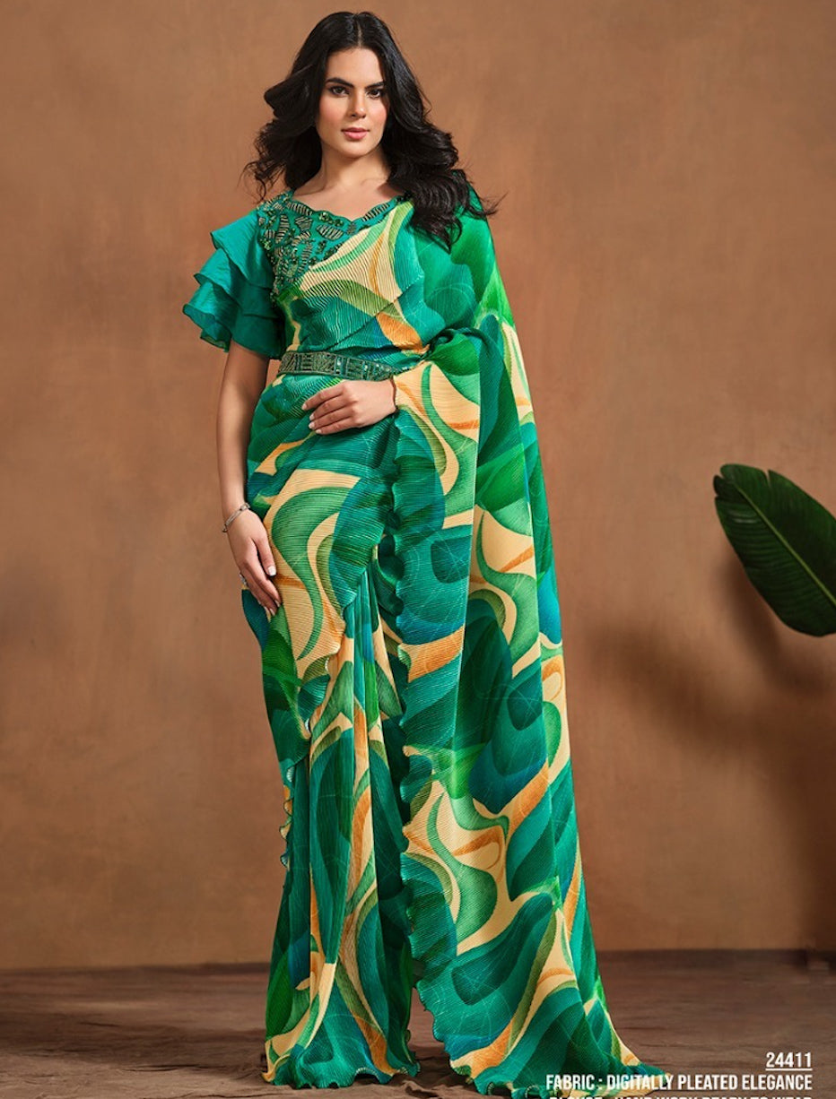 Matrut  | 1 min Saree Firozi Fusion