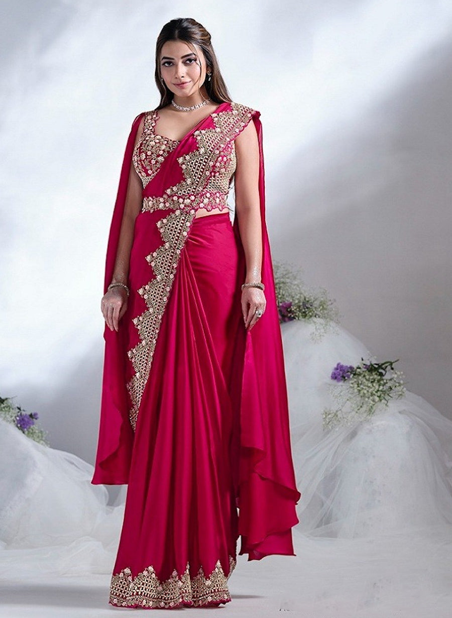 Matrut  | 1 min Saree Rani Pink Aura