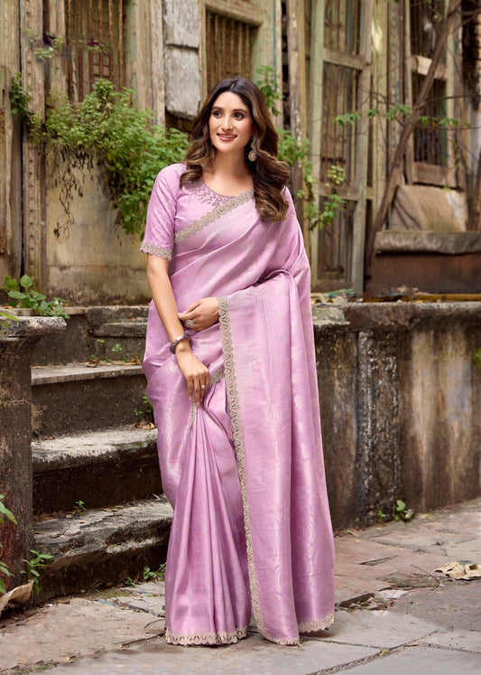 Matrut | Milan Lavender Silk Saree