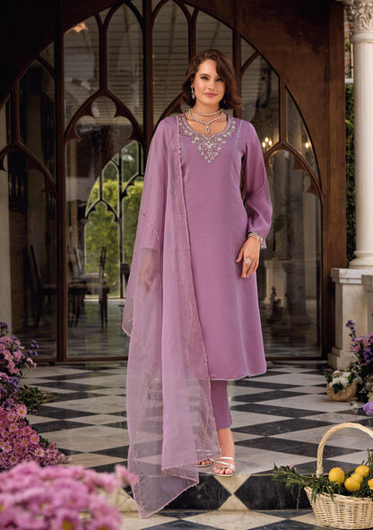 Matrut  | Charisma A-line Purple Suit