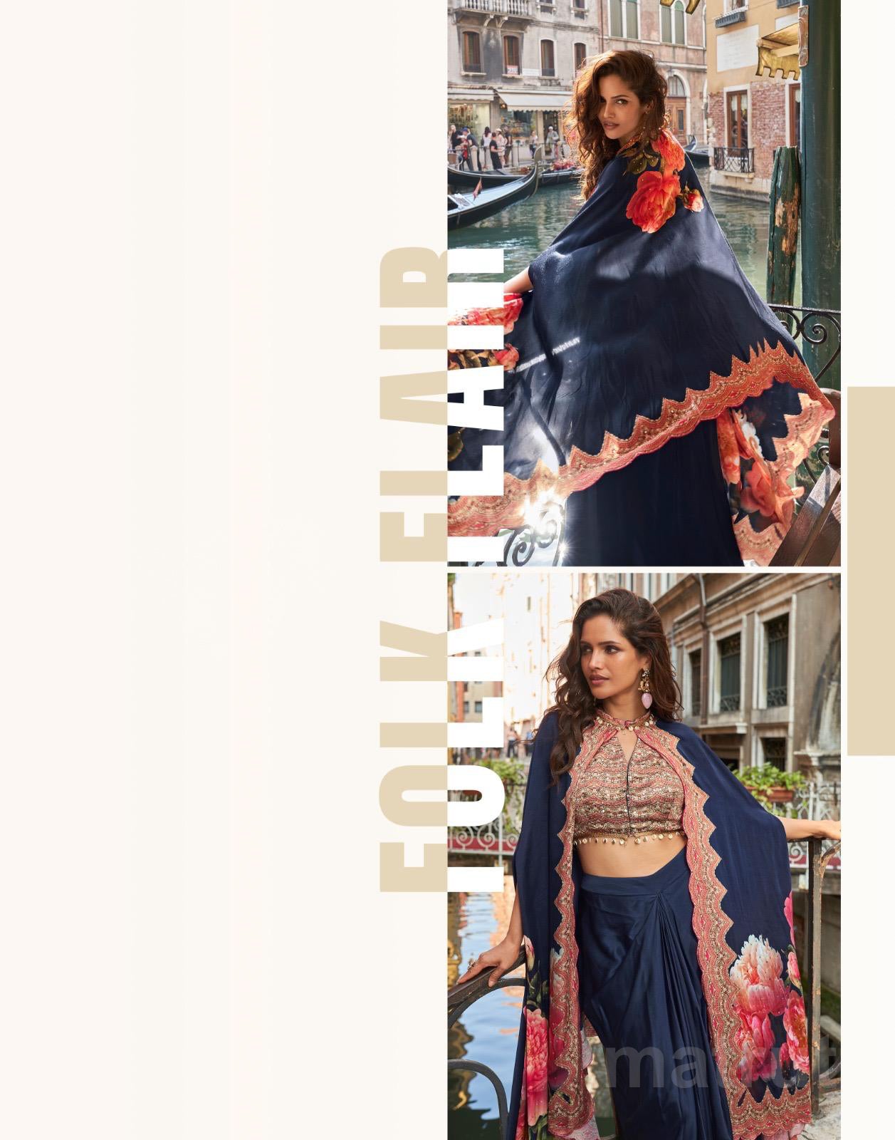 Florance Navy Indo-western