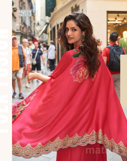 Florance Red Indo-western