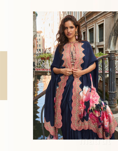 Florance Navy Indo-western