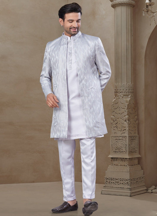 Matrut | Sovereign Style Grey Kurta Set