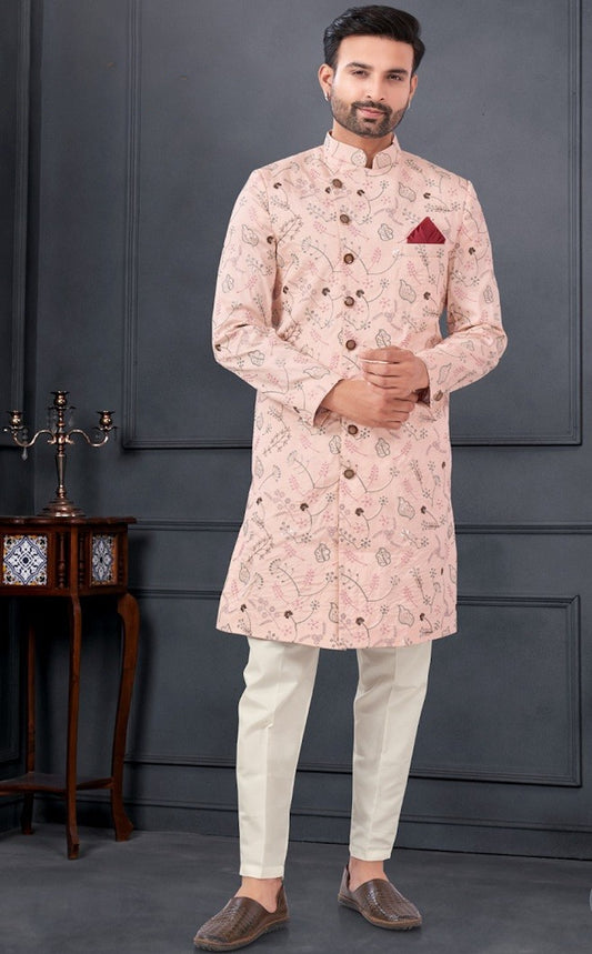 Matrut | Dapper Traditions Peach Kurta Set