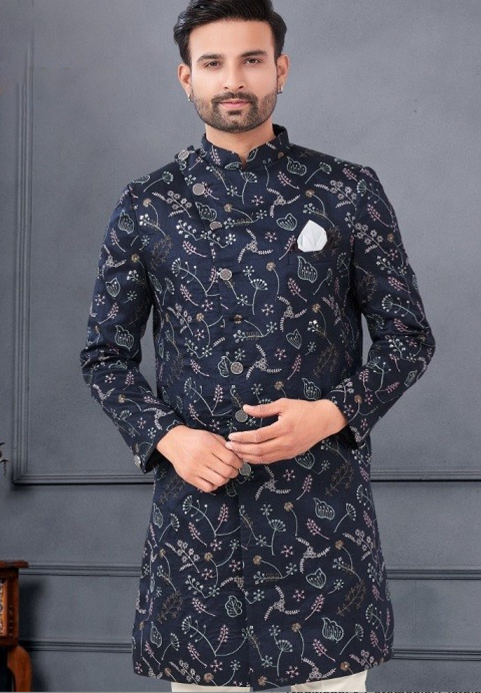 Matrut | Dapper Traditions Navy Blue Kurta Set