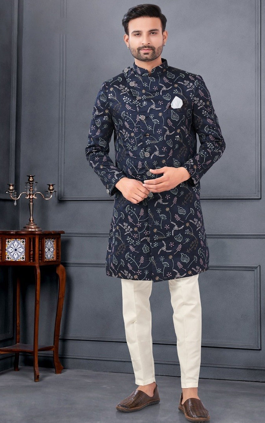 Matrut | Dapper Traditions Navy Blue Kurta Set