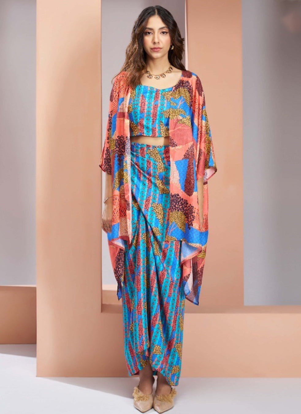 Matrut  |  Happy Voyage Aqua Blue Co-ord Set