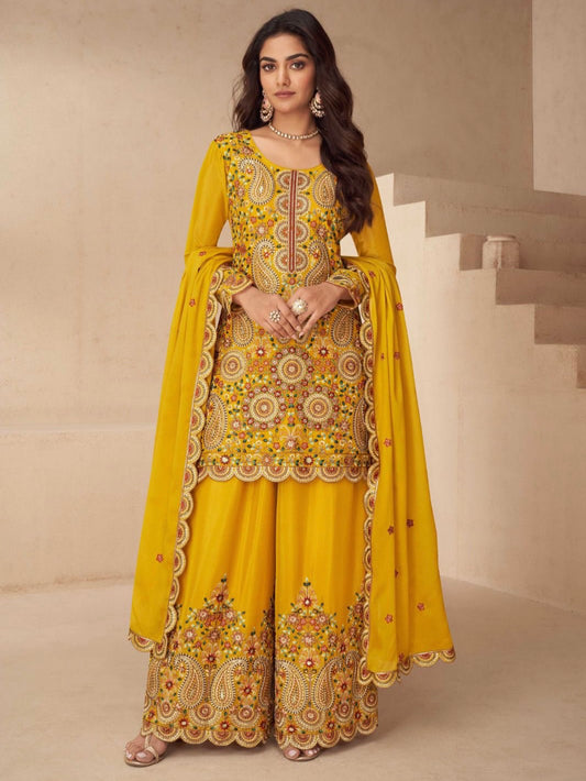 Matrut | Noora Yellow Palazzo Suit