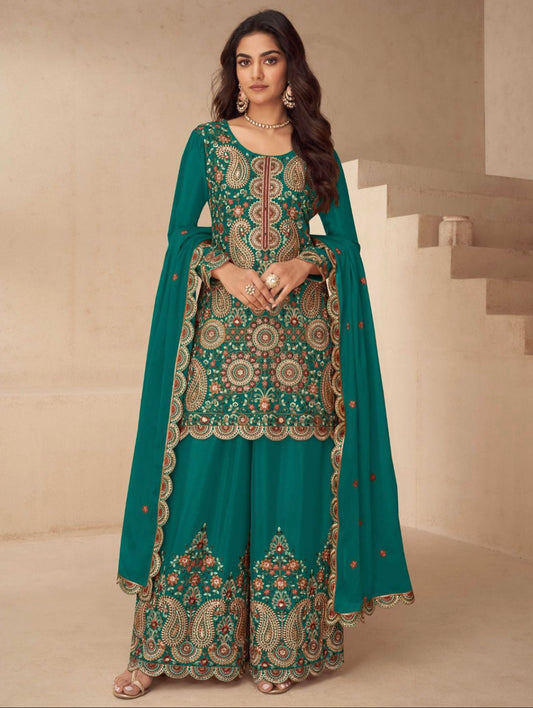 Matrut | Noora Green Palazzo Suit