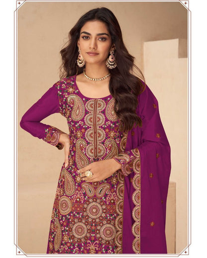 Matrut | Noora Wine Palazzo Suit