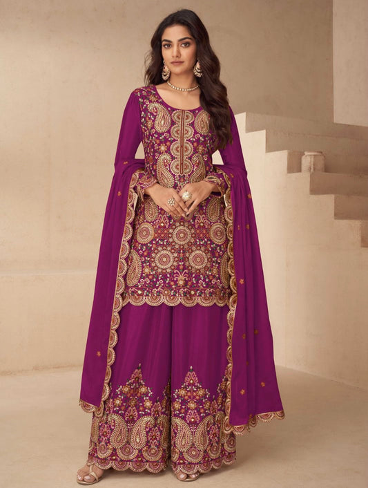 Matrut | Noora Wine Palazzo Suit