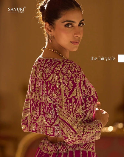 Saundaraya Pink Indo-western