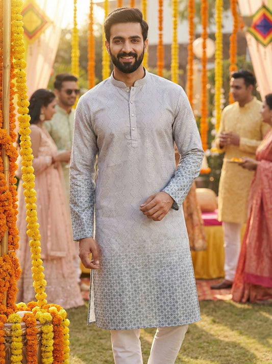 Matrut | Mool Grey Kurta Set