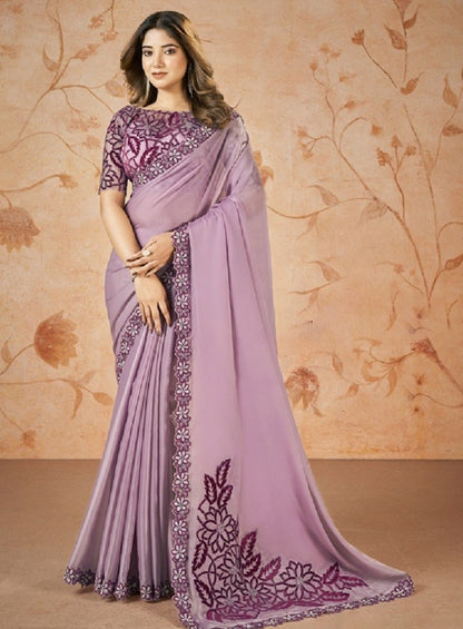 Matrut | Dolce Dip Lavender Saree