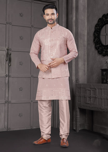 Matrut | Pehraav Light Pink Kurta Set
