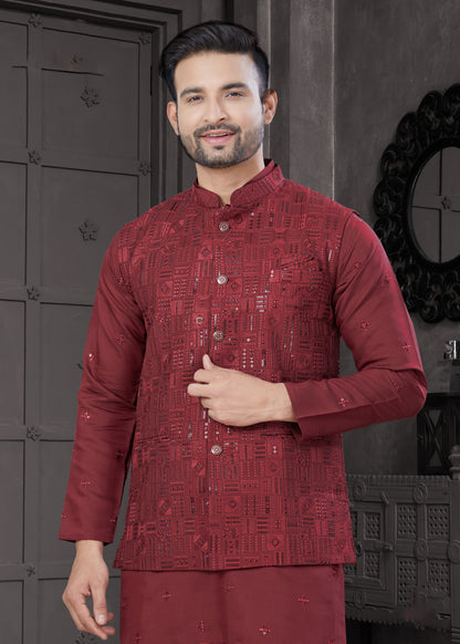 Matrut | Pehraav Red Kurta Set