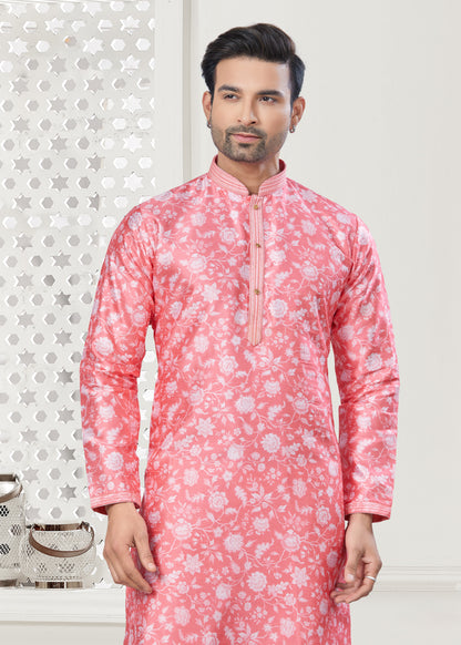 Matrut | Arvak Floral Pink Kurta Set