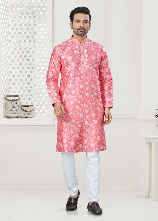 Matrut | Arvak Floral Pink Kurta Set