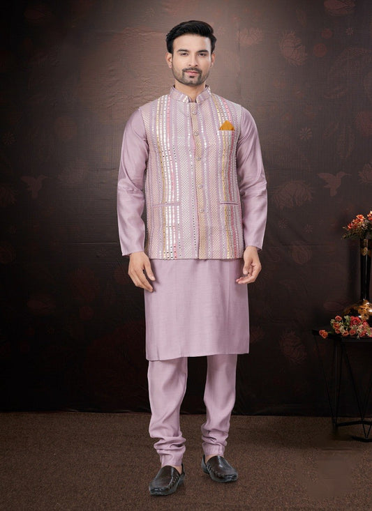 Matrut | Rangroot Mauve Kurta Set