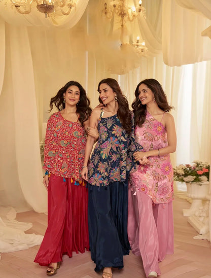 Tamanna Red Co-ord Set