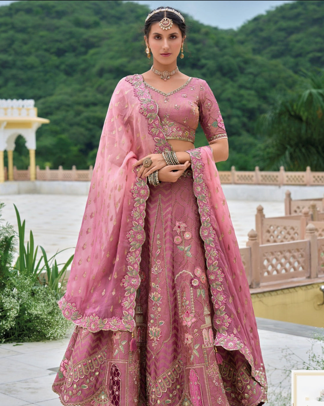 Matrut | Shagun Mauve Lehenga Set