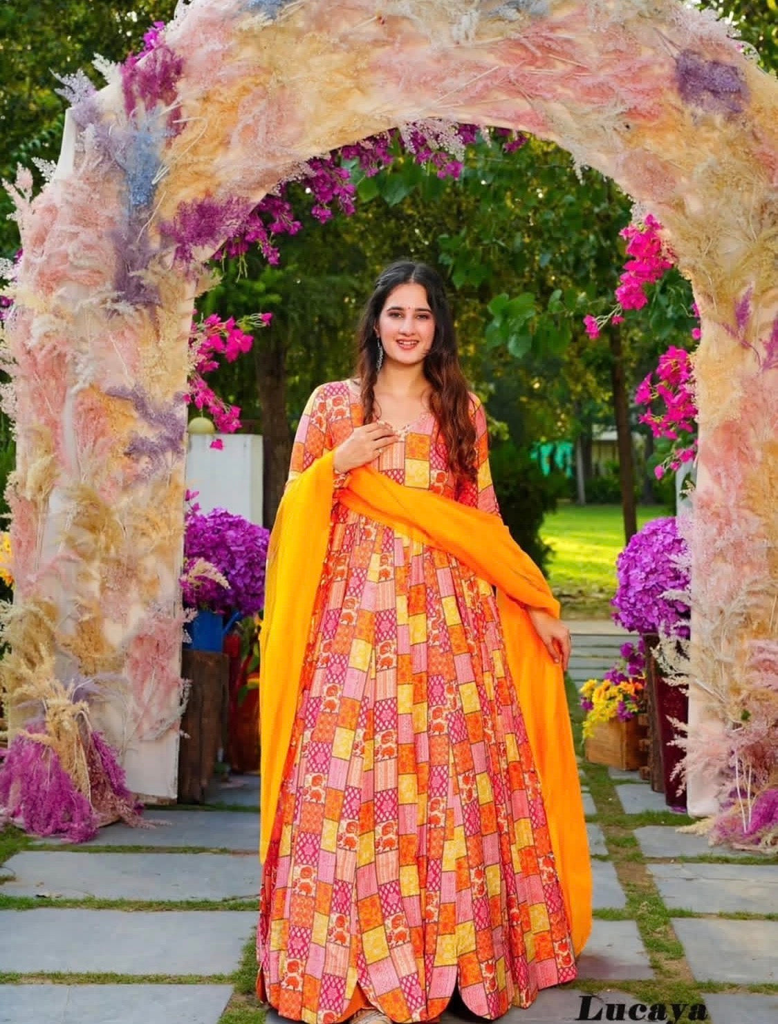 Ranjini Multicolor Gown