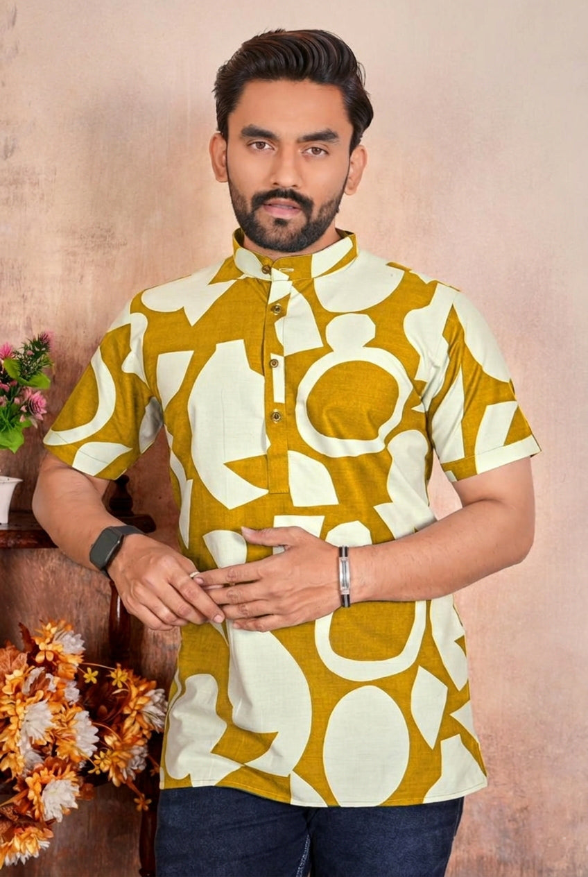 Matrut | Tropical Beats Yellow Shirt