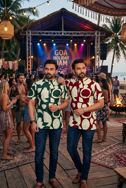 Matrut | Tropical Beats Green Shirt