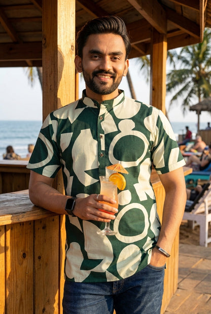 Matrut | Tropical Beats Green Shirt