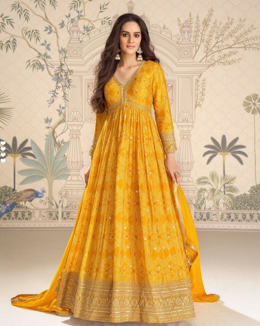 Matrut | Bandhan Yellow Gown