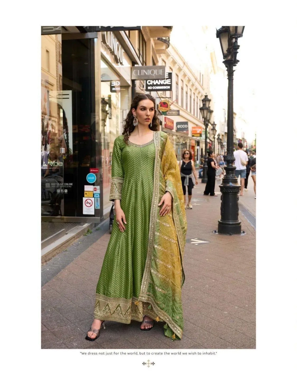 Matrut | Kusum Green Gown