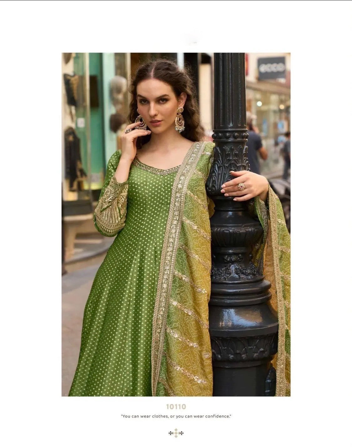 Matrut | Kusum Green Gown