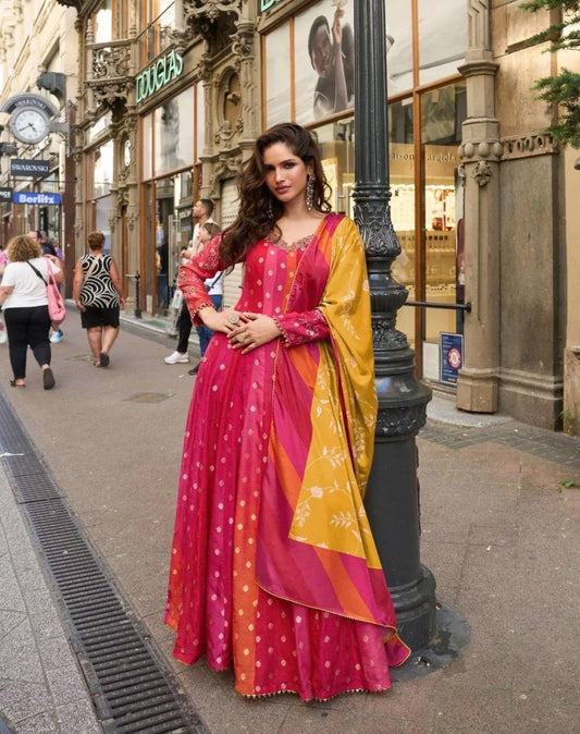Matrut | Kusum Rani Pink Gown