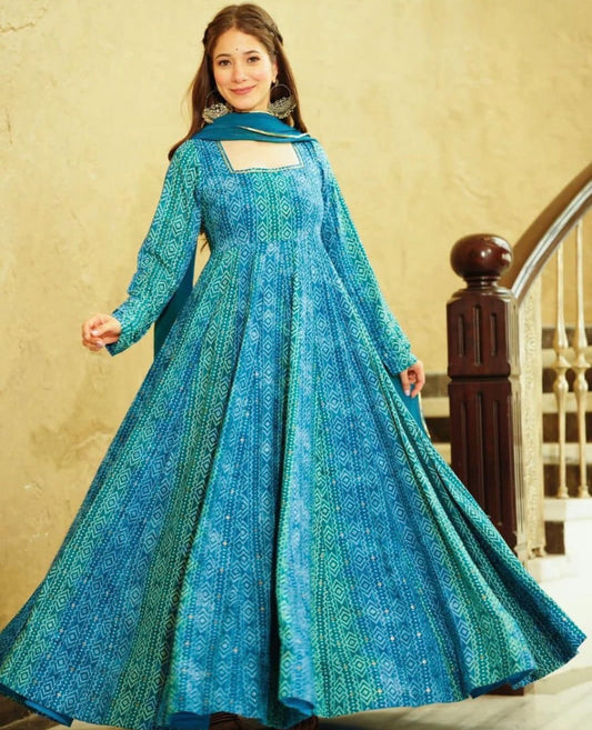 Matrut | Riddhi Firozi Gown - 02