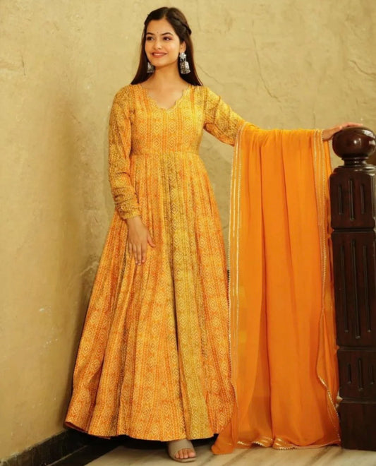 Matrut | Riddhi Yellow Gown