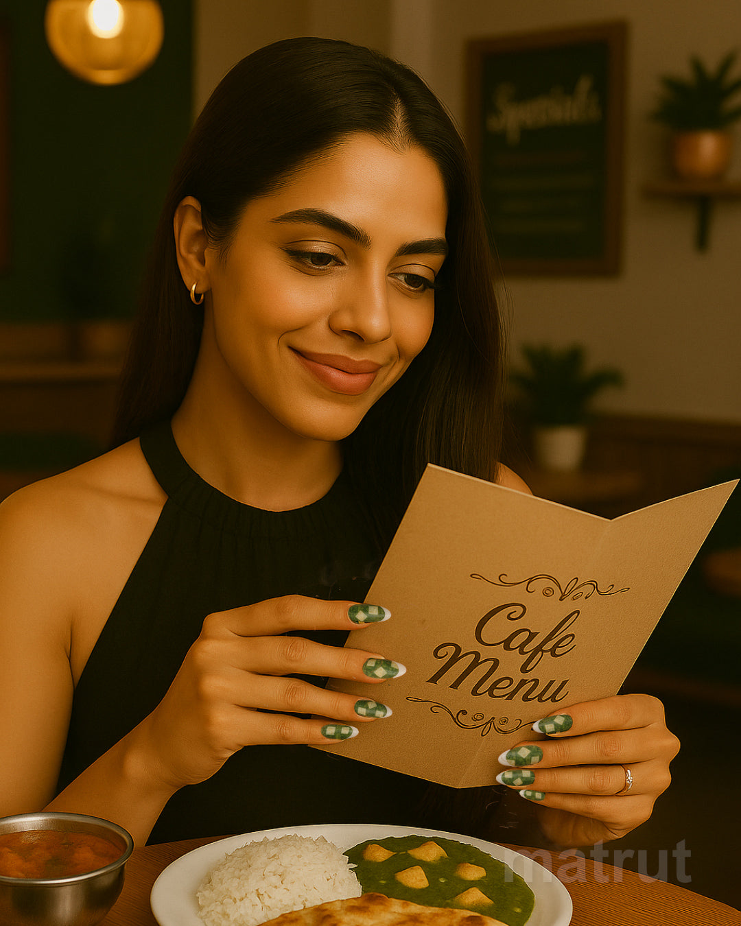 Matrut | Ready-To-Wear Nails - PALAK PANEER