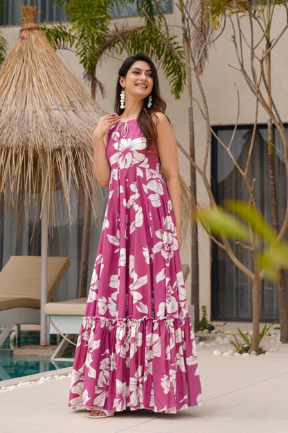 Matrut  | Sunpetal Pink A-line Dress