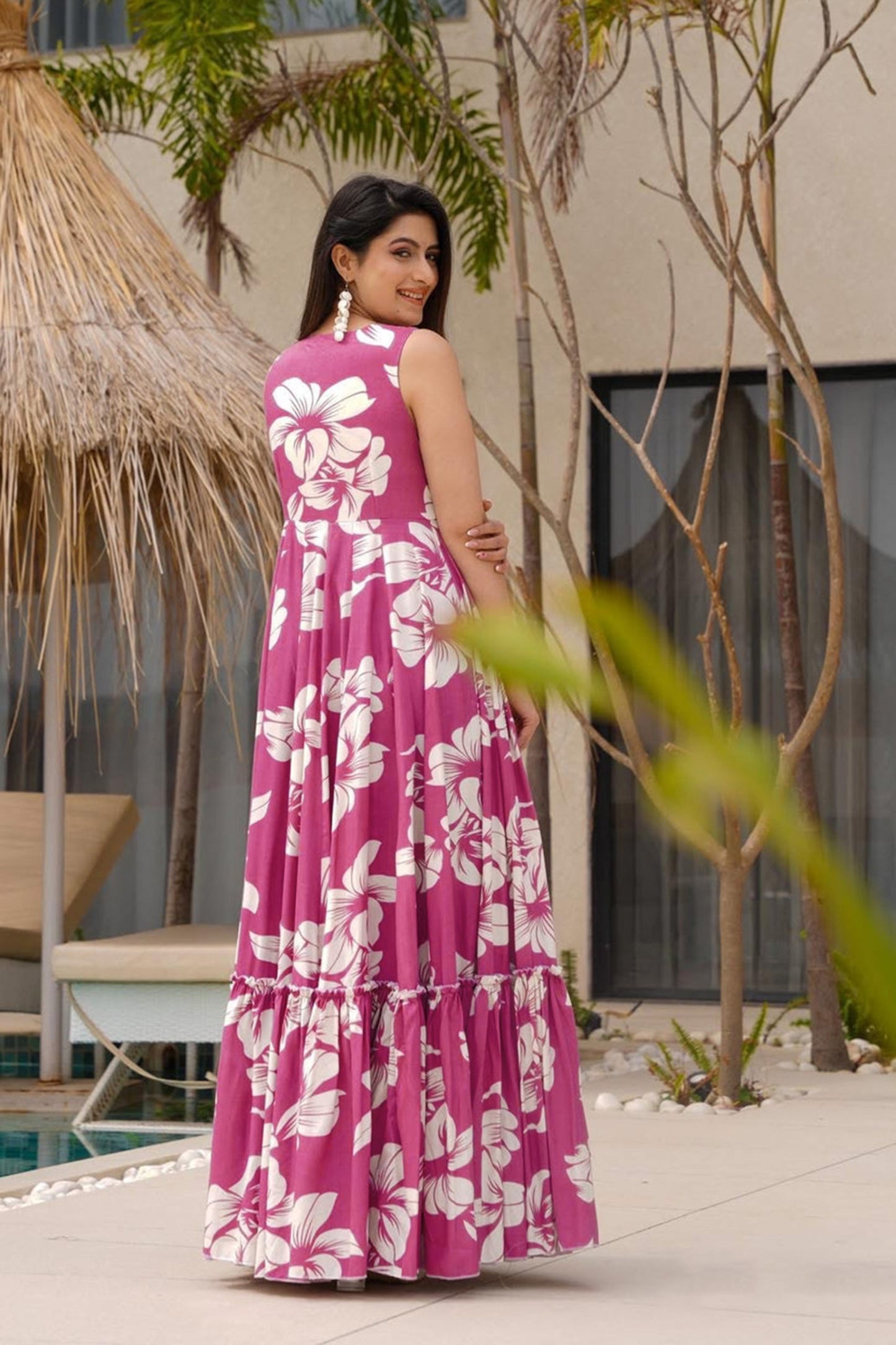 Matrut  | Sunpetal Pink A-line Dress