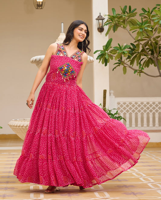 Matrut | Dandiya Diaries Gown - D037