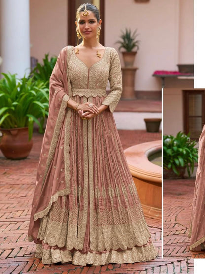 Matrut |  Meenat Rusty Pink Gown